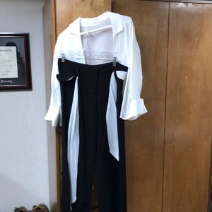 Black and white beautiful top & pants